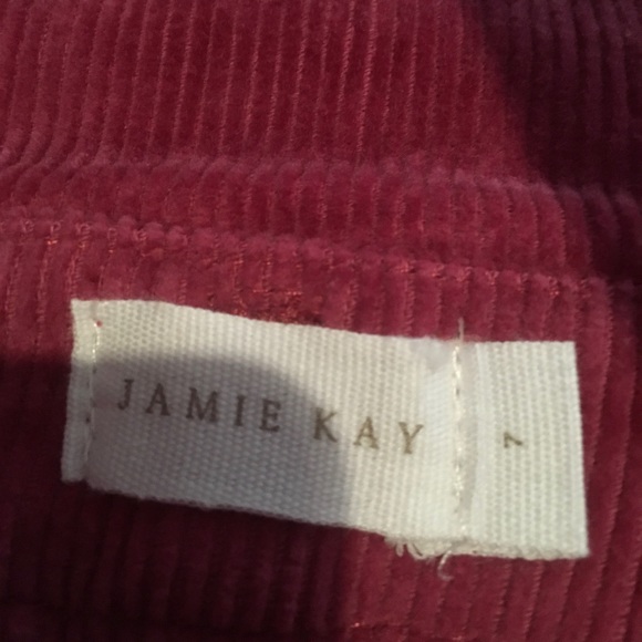 NWOT girls Jamie Kay Raspberry pink corduroy jumper overall dress - Picture 3 of 3
